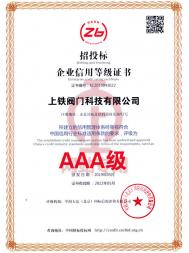 企業(yè)信用等級(jí)證書(shū)
